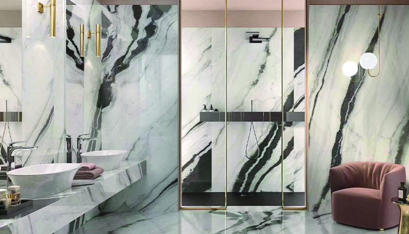 Marble Tile Flooring & Walls Designs